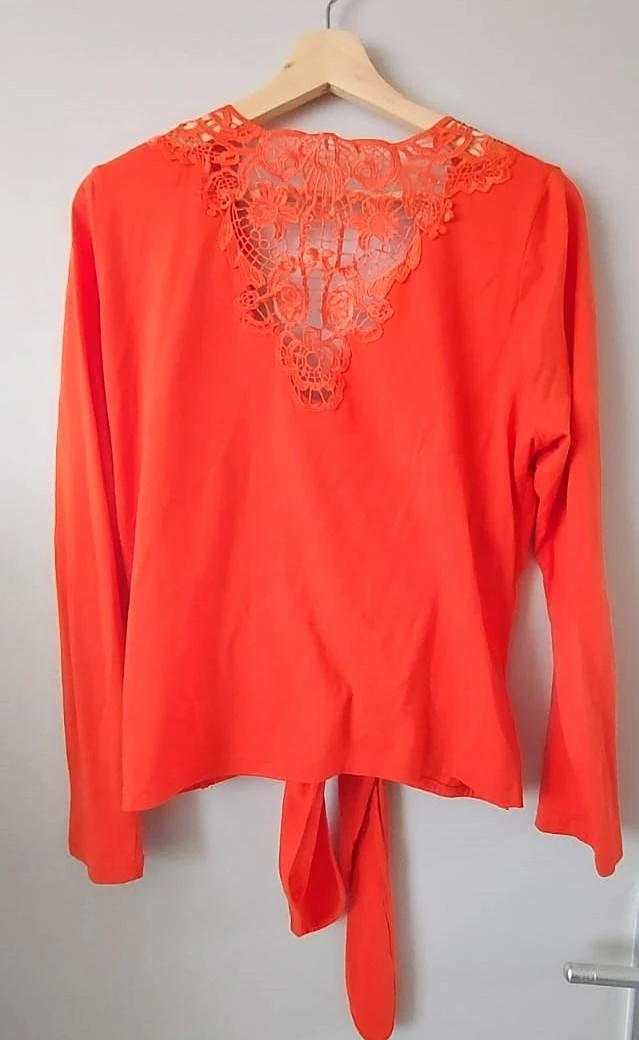 Vestido Bonprix com renda e detalhe de laço, tamanho 40/42 – photo 3